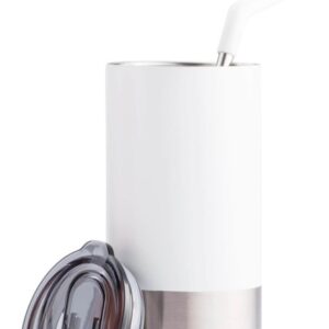 Vacuum Insulated Tumbler with Reusable Straw