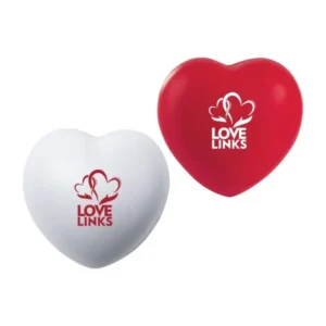 Heart-Shaped Anti-Stress Ball – Customizable Foam Stress Reliever