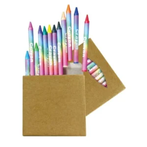 12-Color Crayon Set in Eco-Friendly Box