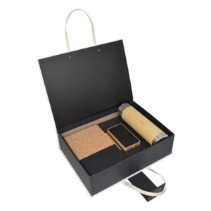 Luxury Eco Promotional Gift Set with Bamboo & Cork